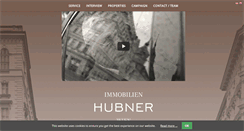 Desktop Screenshot of hubner-immobilien.com